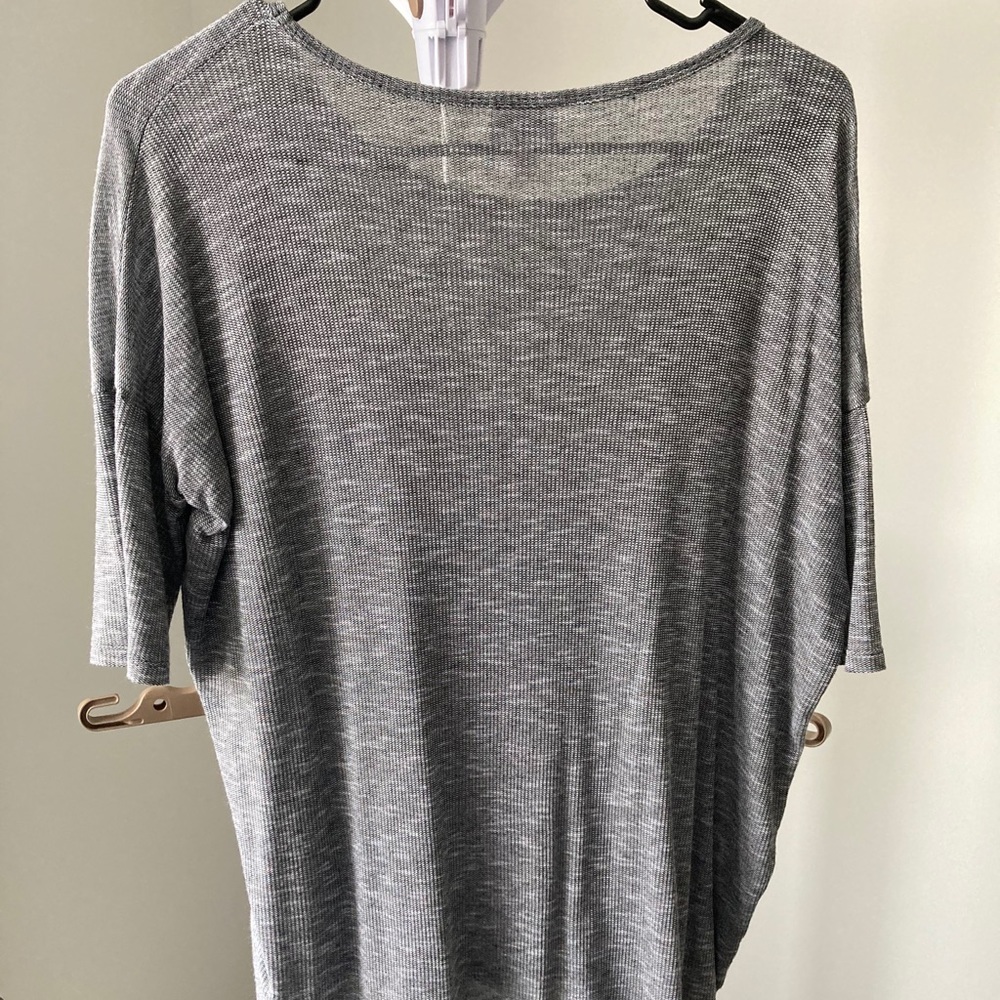 Gray Ribbed Lularoe Irma - Picture 3 of 5